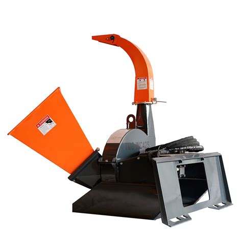 skid steer wood chipper|tmg 4 inch wood chipper.